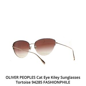 Oliver Peoples Tortoise Cat Eye Sunglasses